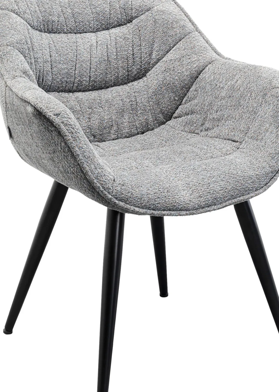 Karmstol Thelma - Stol med armstöd, Melange Grå - KARE Design