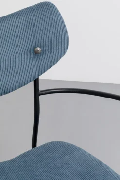 Karmstol Viola - Blå Stol med Armstöd - KARE Design
