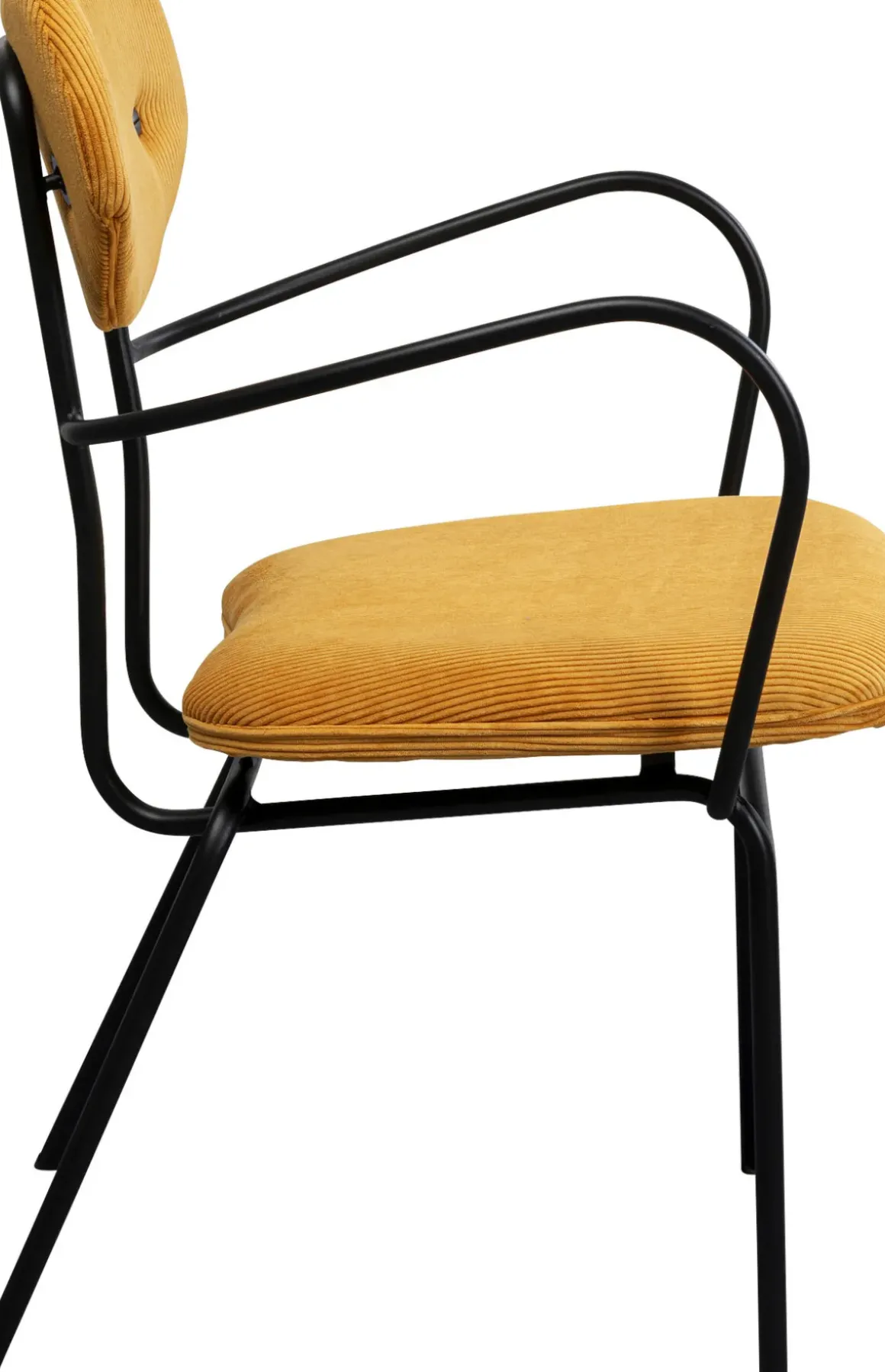 Karmstol Viola - Gul Stol med Armstöd - KARE Design
