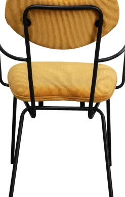 Karmstol Viola - Gul Stol med Armstöd - KARE Design