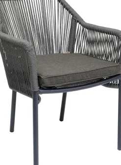 Karmstol Wave - Grå Stol med Armstöd - KARE Design