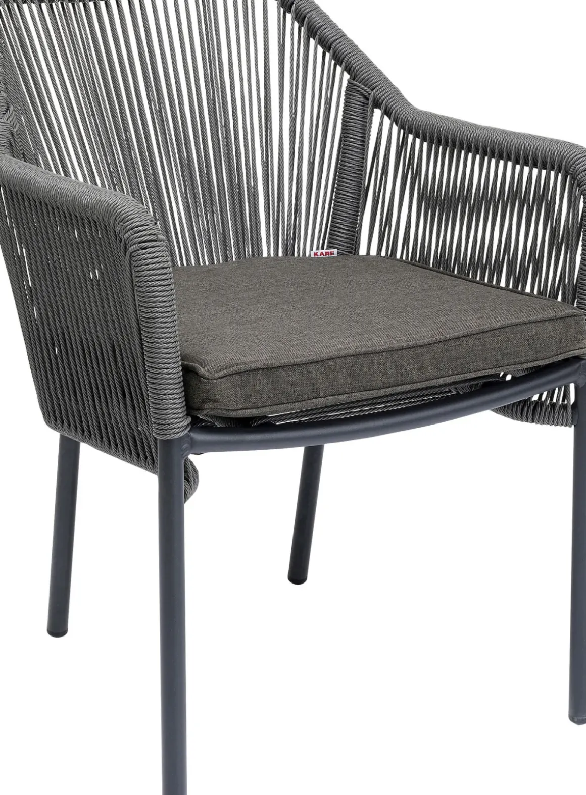 Karmstol Wave - Grå Stol med Armstöd - KARE Design