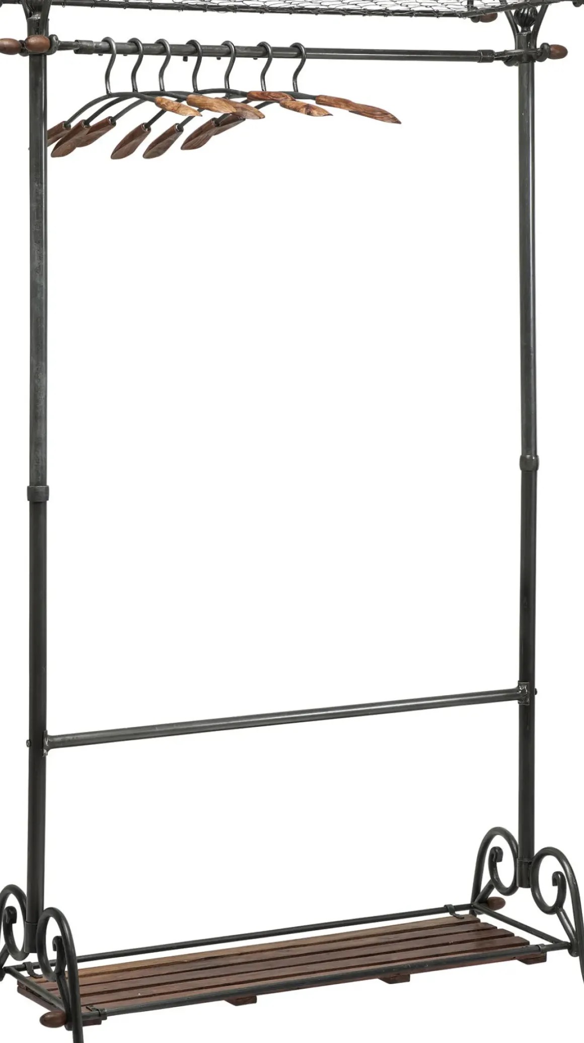 Klädhängare Cosmopolitan - 12 Galgar/Skohylla, 176x102cm - KARE Design