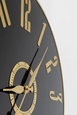 Klocka Casino - Svart/Spegel Ø76cm - KARE Design