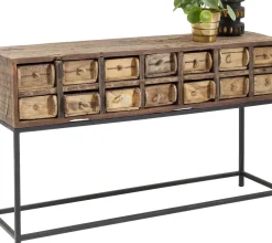 Konsolbord Bastidon - Återvunnet Trä/Svart, 75x125cm - KARE Design