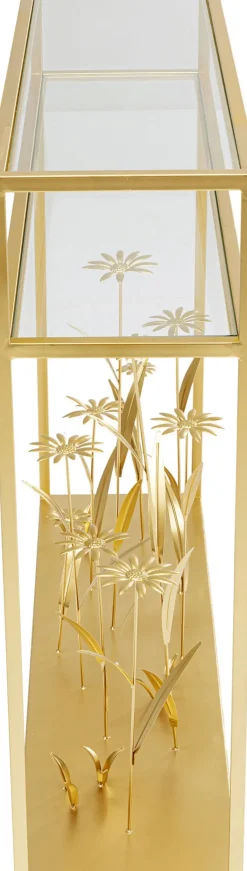 Konsolbord Flower Meadow Guld 100cm - KARE Design