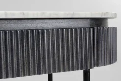 Konsolbord Glenn - Mörkgrå Trästruktur, 80x100cm - KARE Design
