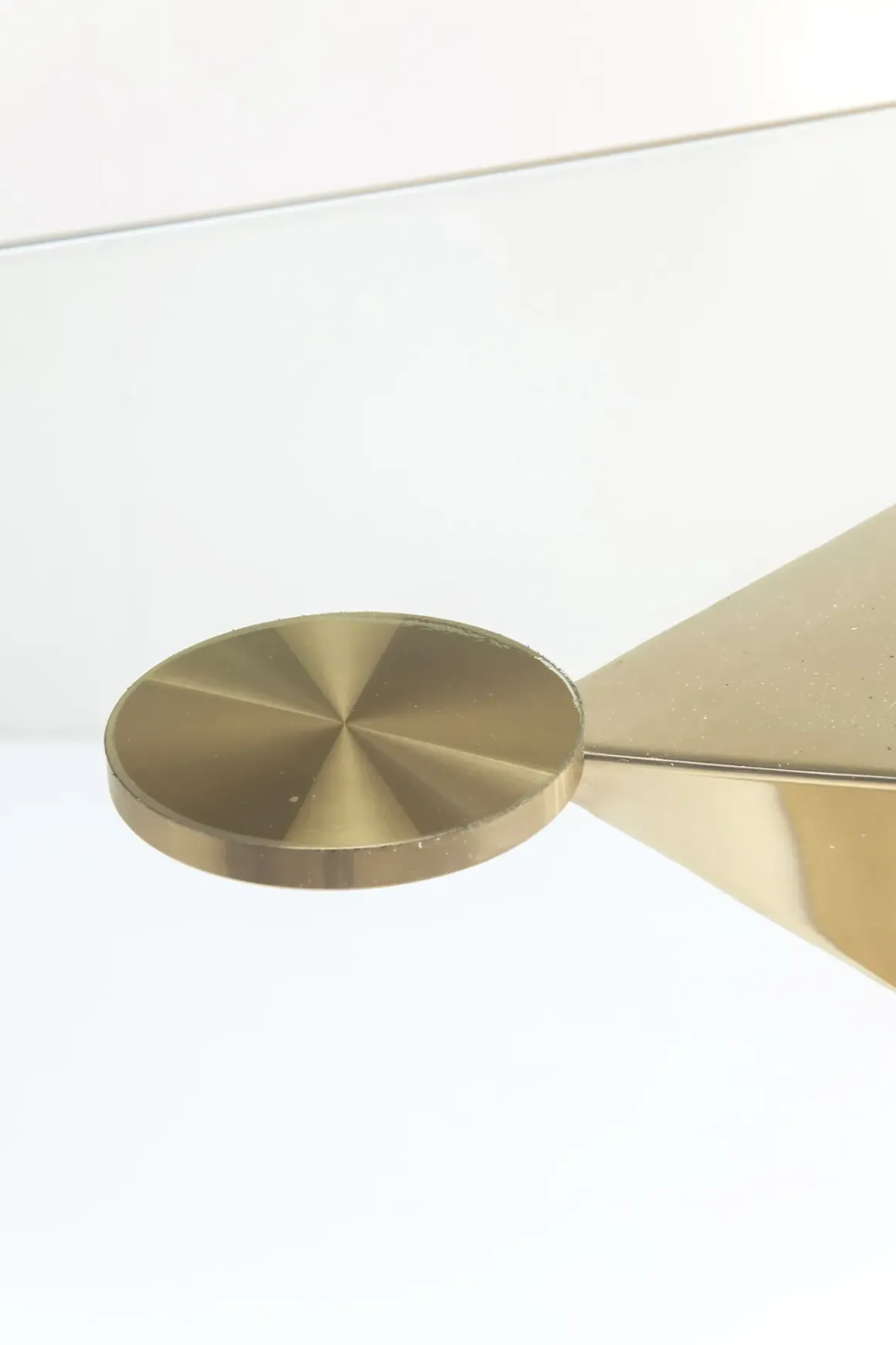 Konsolbord Gloria - Mässing/Glas, 82x140cm - KARE Design