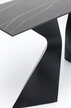 Konsolbord Gloria - Svart, Keramik, 140x81cm - KARE Design
