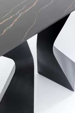 Konsolbord Gloria - Svart, Keramik, 140x81cm - KARE Design