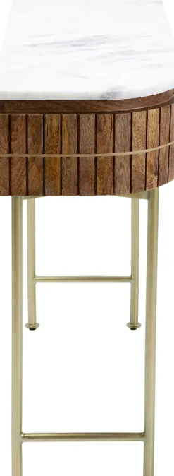 Konsolbord Grace - Trä/Marmor/Guld - KARE Design
