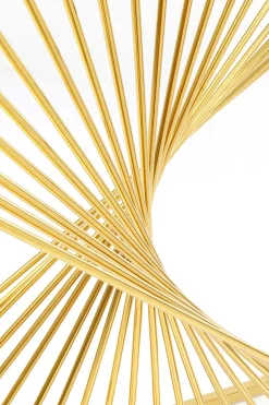 Konsolbord Laser Gold - Guld/Glas, 78x120cm - KARE Design