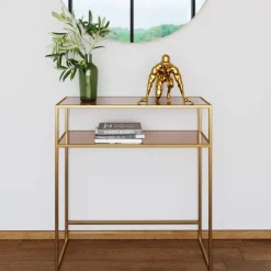 Konsolbord Loft - Guld, 85x30cm - KARE Design
