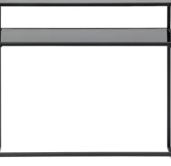 Konsolbord Loft - Svart Stål/Glas, 80x85cm - KARE Design