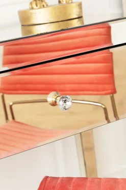 Konsolbord Luxury - Champangefärgat Spegelglas, 78,5x100cm - KARE Design