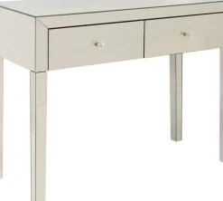 Konsolbord Luxury - Champangefärgat Spegelglas, 78,5x100cm - KARE Design