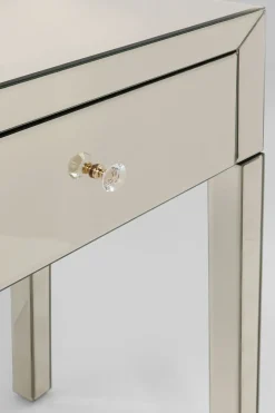 Konsolbord Luxury - Champangefärgat Spegelglas, 78,5x100cm - KARE Design