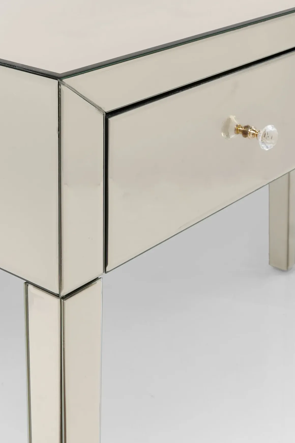 Konsolbord Luxury - Champangefärgat Spegelglas, 78,5x100cm - KARE Design