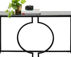 Konsolbord Miami Loft - Svart Stål/Marmor, 120x35cm - KARE Design