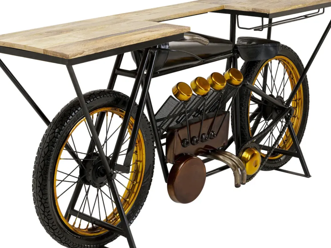 Konsolbord Motorbike - Barbord/Serveringssbord i Industristil,180 - KARE Design