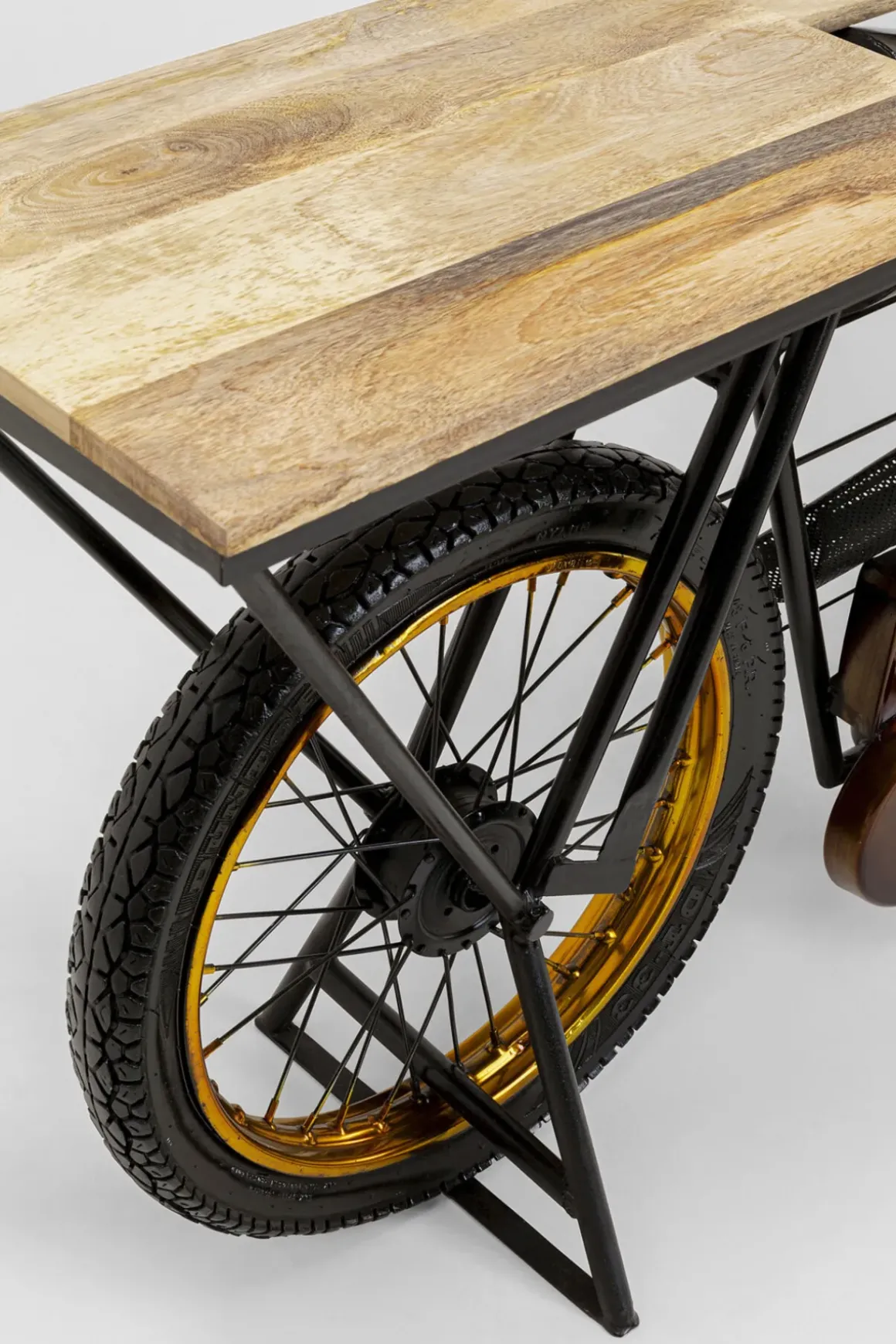 Konsolbord Motorbike - Barbord/Serveringssbord i Industristil,180 - KARE Design