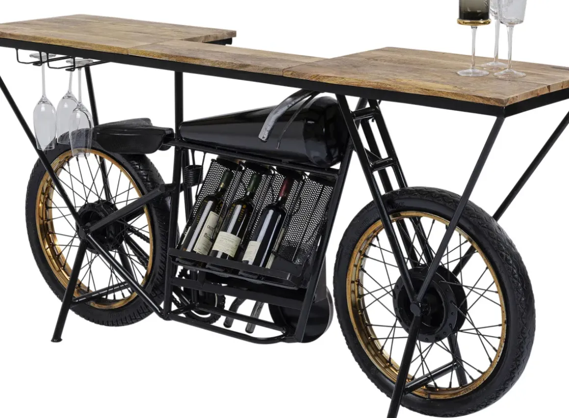 Konsolbord Motorbike - Barbord/Serveringssbord i Industristil,180 - KARE Design