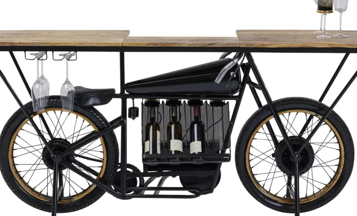 Konsolbord Motorbike - Barbord/Serveringssbord i Industristil,180 - KARE Design