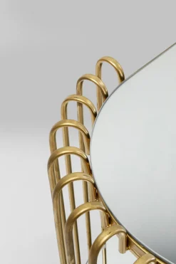 Konsolbord Wire - Mässing, 81x78cm - KARE Design