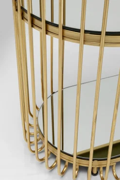 Konsolbord Wire - Mässing, 81x78cm - KARE Design