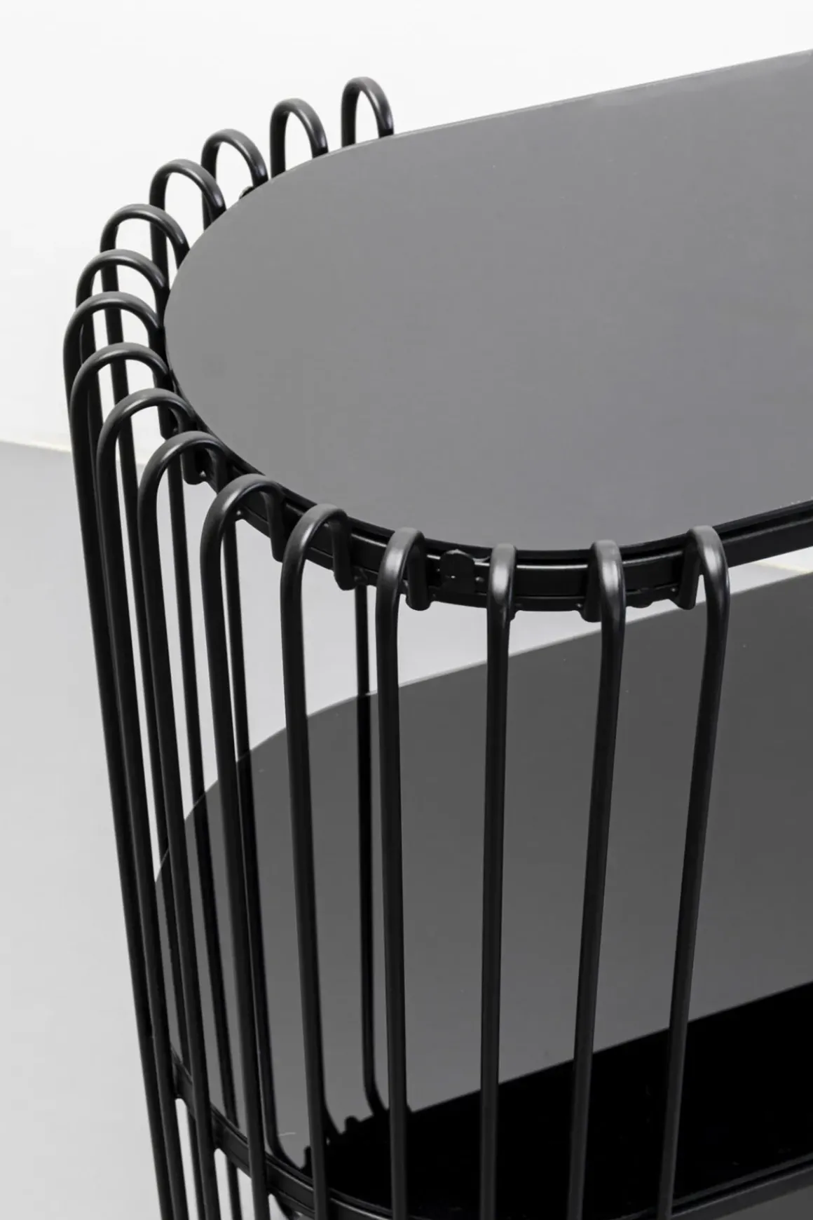 Konsolbord Wire - Svart, 81x78cm - KARE Design