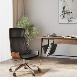 Kontorsstol Bureau - Svart Snurrstol på Hjul - KARE Design