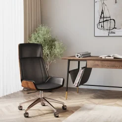 Kontorsstol Bureau - Svart Snurrstol på Hjul - KARE Design