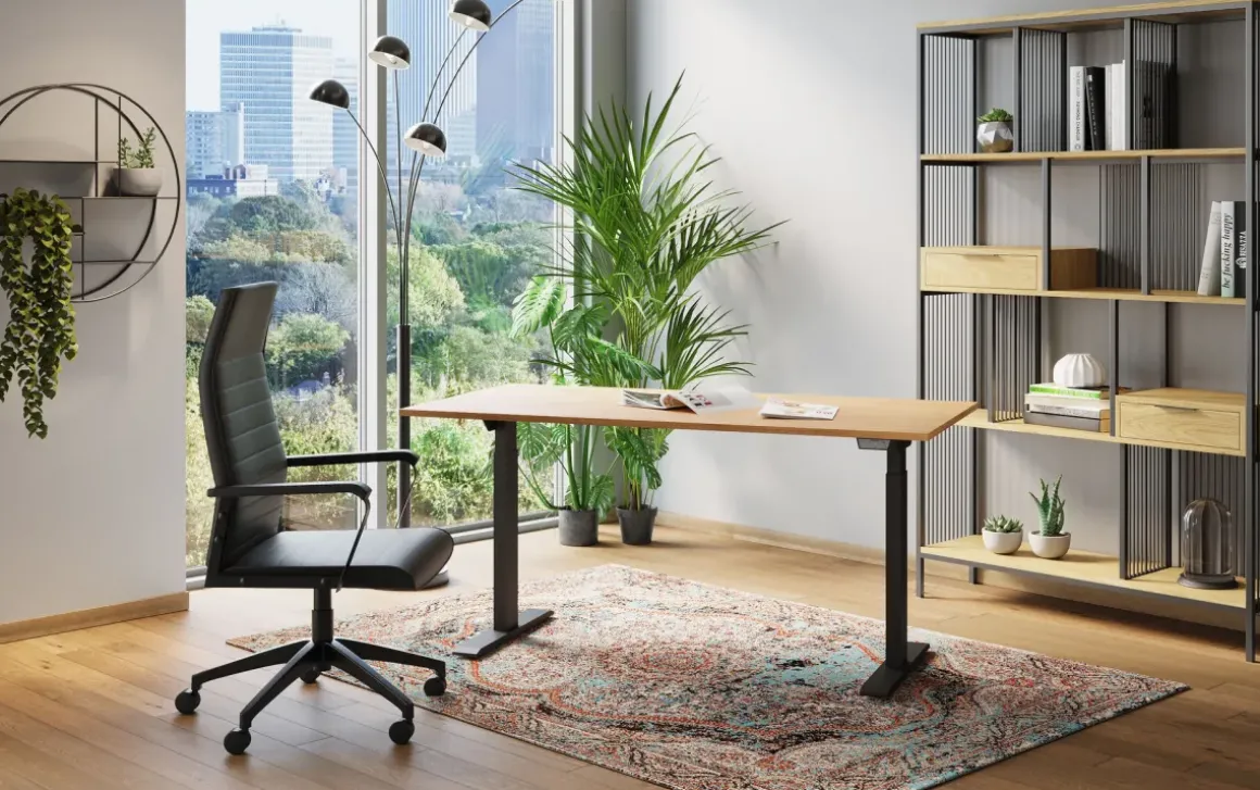 Kontorsstol Labora Hög - Snurrstol på Hjul, Svart Konstläder - KARE Design