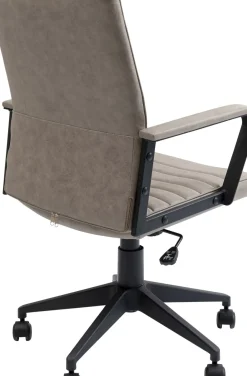 Kontorsstol Labora - Snurrstol på Hjul, Grå Konstläder - KARE Design
