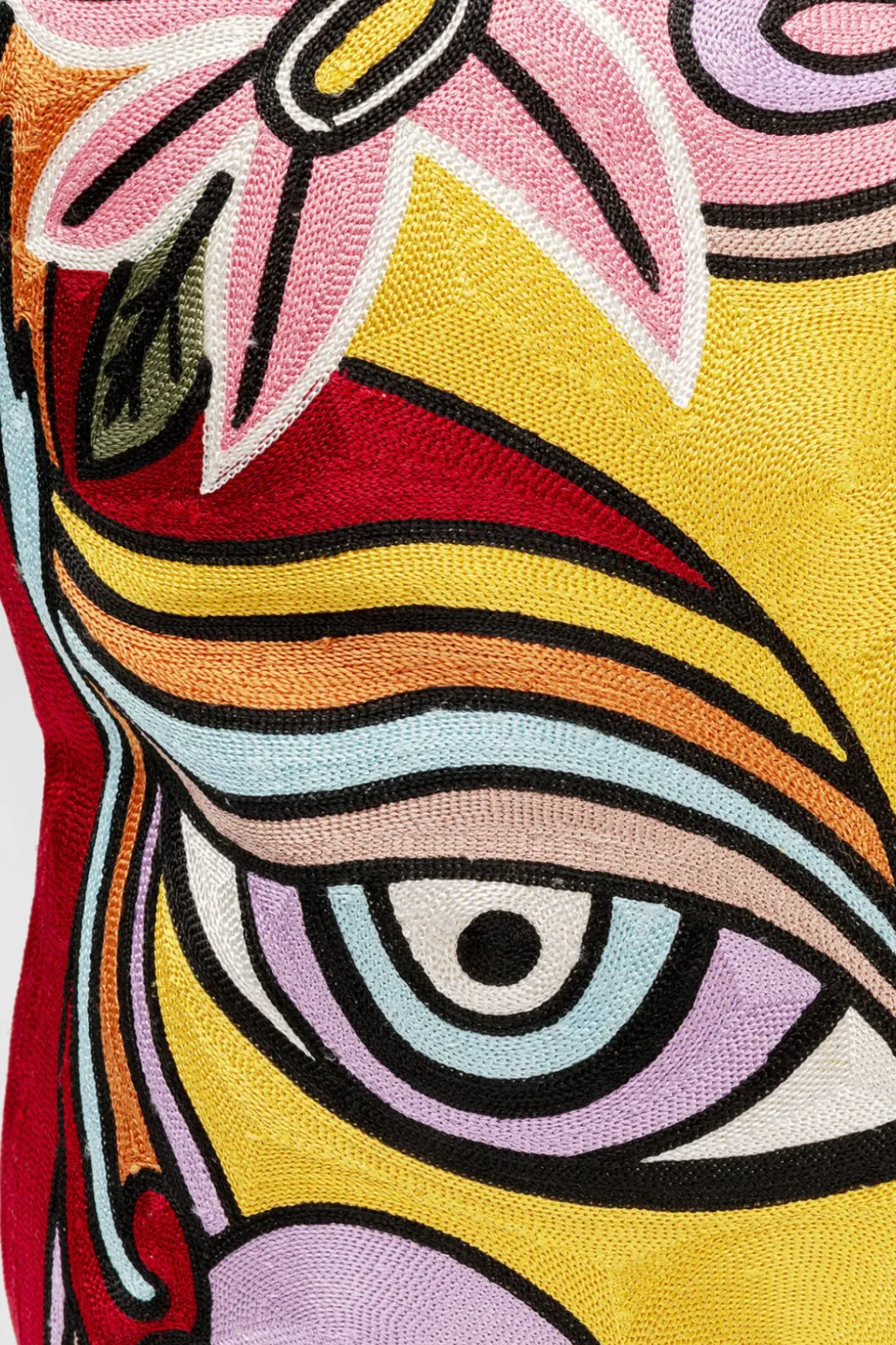 Kudde Art Line - Face, 50x50cm - KARE Design