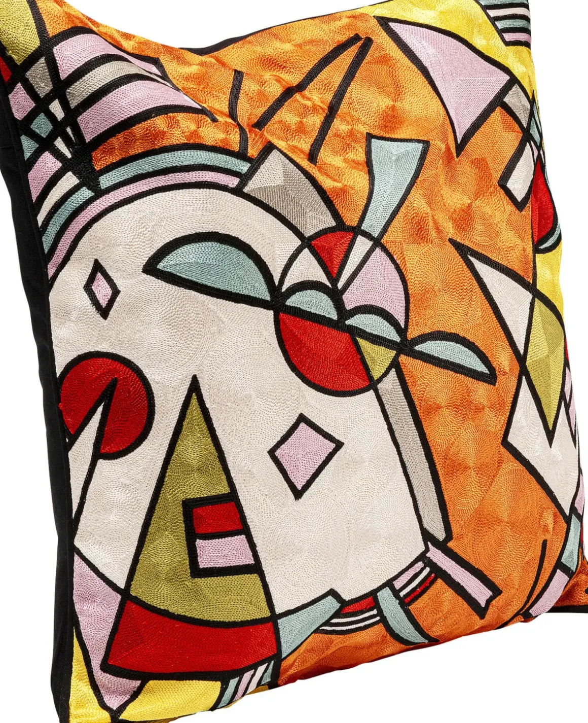 Kudde Art Line - Orange, 50x50cm - KARE Design