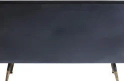 La Gomera - Sideboard Grafitgrå/Räfflat Glas, 75x120cm - KARE Design