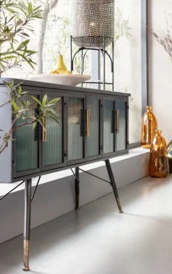 La Gomera - Sideboard med 6 dörrar, 85x180cm - KARE Design