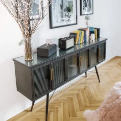 La Gomera - Sideboard med 6 dörrar, 85x180cm - KARE Design
