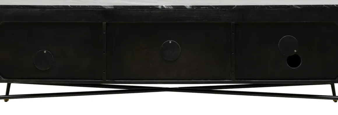 Lågskåp - Tv-bänk Catalina - Mörkt trä, 170x50cm - KARE Design