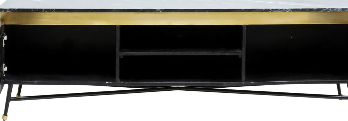 Lågskåp - Tv-bänk Catalina - Mörkt trä, 170x50cm - KARE Design