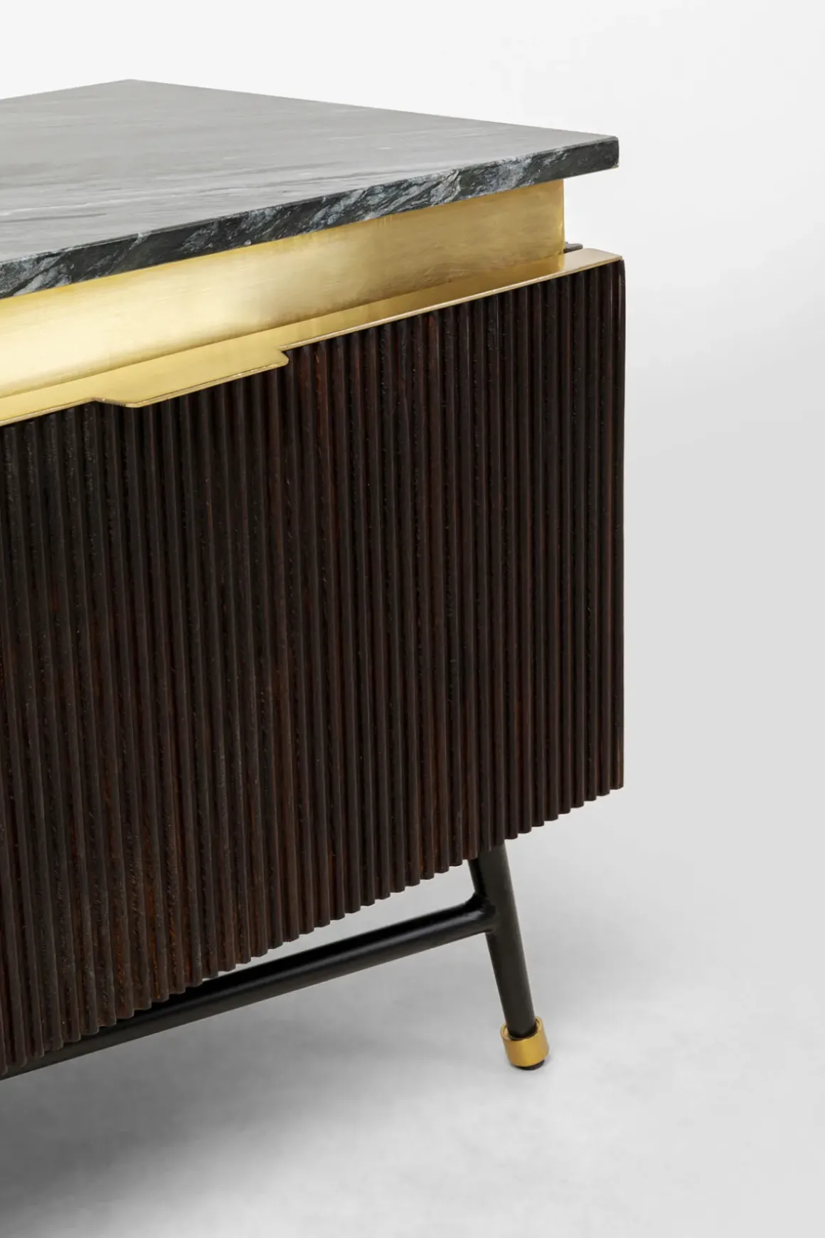 Lågskåp - Tv-bänk Catalina - Mörkt trä, 170x50cm - KARE Design