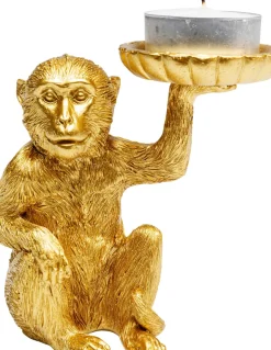Ljushållare Monkey - Guld, 11cm - KARE Design
