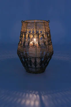 Ljuslykta Mabel - Metall/Glas, 61cm - KARE Design