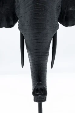 Ljusstake Elephant Head - Svart Elefant, 49cm - KARE Design