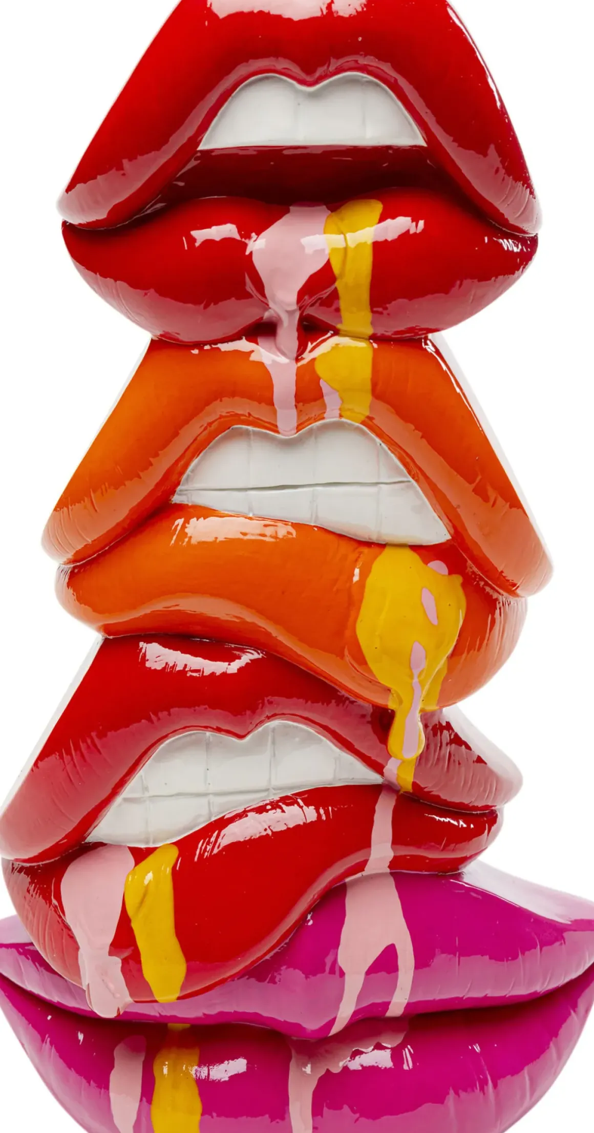 Ljusstake Lips - Läppar, 30cm - KARE Design