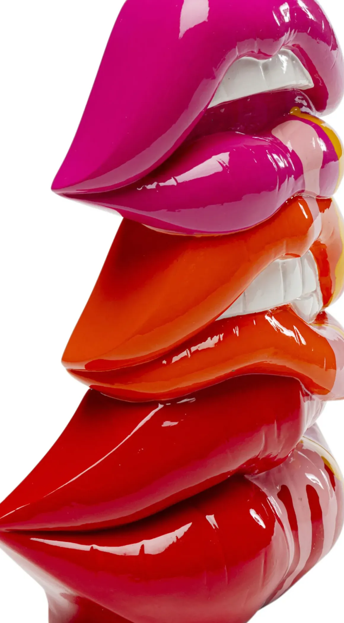 Ljusstake Lips - Läppar, 17cm - KARE Design