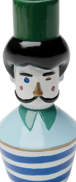 Ljusstake Monsieur Mustache, 16cm - KARE Design