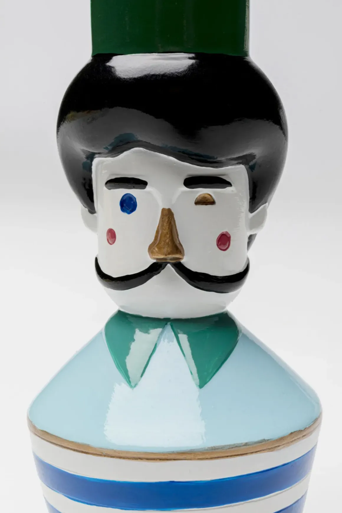 Ljusstake Monsieur Mustache, 16cm - KARE Design