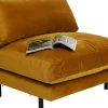 Loungefåtölj Discovery - Sammet Bärnsten, 100cm - KARE Design